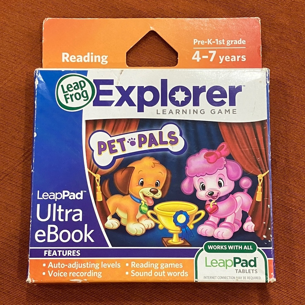 Leapfrog Explorer Learning Game Pet Pals Ultra e-Book